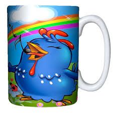 Canecas de porcelana Galinha pintadinha