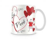 Canecas de porcelana personalizada para namorados
