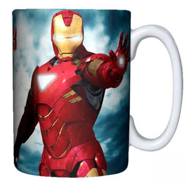 Canecas de porcelana homem de ferro