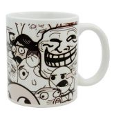 Canecas de porcelana dos Memes