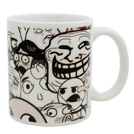 Canecas de porcelana dos Memes